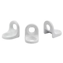 Kit 300 Cantoneiras 02 Furos 13x13mm Cadeirinha Móveis Zamac