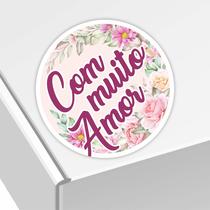 Kit 300 Etiquetas Adesiva Personalizada Para Embalagem 3x3cm - Resitank Kit 300 Etiquetas Adesiva Personalizada Para Embalagem 3x3cm - Resitank