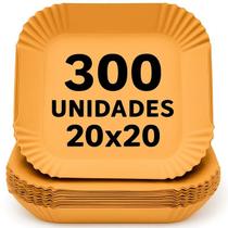 Kit 300 Formas Quadrada De Airfryer Descartável Antiaderente De Papel Manteiga Cozinha 20x20x4,5cm