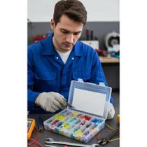 Kit 300 Fusíveis Automotivos 22 Modelos + Estojo Protetor