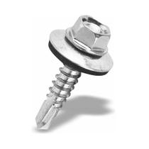 Kit 300 Parafusos Auto Brocante Inox Sextavado 5,5mm X 25mm