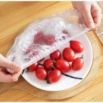 Kit 300 Protetor de Alimentos Tampa De Plástico Descartável Prático e Econômico para Alimento