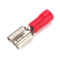 Kit 300 Terminal Elétrico Pré Isolado Femea 0,5 a 1,5mm Vermelho Kit 300 Terminal Elétrico Pré Isolado Femea 0,5 a 1,5mm Vermelho
