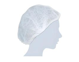 Kit 300 Touca Descartavel Tnt Branco - Branco