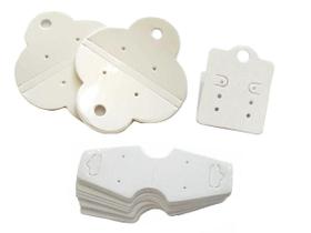 Kit 300 Unidades Tag Para Biju 3 Modelos Branco