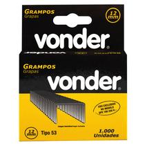 Kit 3000 Grampos 12mm Tipo 53 Vonder Para Grampeador Elétrico Gpe168 Kit 3000 Grampos 12mm Tipo 53 Vonder Para Grampeador Elétrico Gpe168