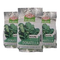 Kit 300g Sementes de Rúcula Folha Larga Donatella Isla Alta Produtividade