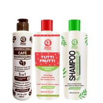 Kit 300ml 10 Progressiva Café + 10 Tutti Frutti E 20 Shampoo