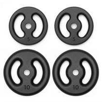 Kit 30kg anilhas peso para academia fitness, treino em casa, musculação, gym home fortalecimento e exercícios para uso residencial e academias Kit 30kg anilhas peso para academia fitness, treino em casa, musculação, gym home fortalecimento e exercícios para uso residencial e academias