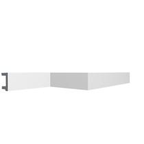 Kit 30m Linear Rodapé Perfil de Poliestireno CF10 Branco Homestar Kit 30m Linear Rodapé Perfil de Poliestireno CF10 Branco Homestar