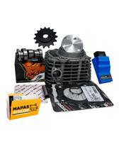 Kit 310cc kmp cb300f / sahara / xr / crf 300 com comando + central athlon + pinhão + mapa Kit 310cc kmp cb300f / sahara / xr / crf 300 com comando + central athlon + pinhão + mapa
