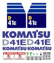 Kit 32 Adesivos Compatível Komatsu D41E Vinil UV Kit 32 Adesivos Compatível Komatsu D41E Vinil UV
