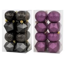 Kit 32 Bolas De Natal Grandes Decoração Natalina Casa Enfeite Para Arvore Ceia De Natal