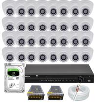 Kit 32 Camera de Segurança Infravermelho Full Hd Dvr Intelbras 32ch c/hd 3tb Kit 32 Camera de Segurança Infravermelho Full Hd Dvr Intelbras 32ch c/hd 3tb