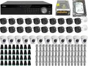 Kit 32 Câmeras Dvr Multi Hd 1132 Intelbras 32 Canais +600mts Kit 32 Câmeras Dvr Multi Hd 1132 Intelbras 32 Canais +600mts