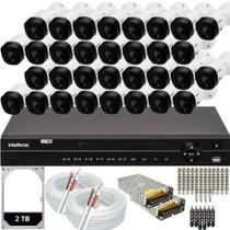 Kit 32 Câmeras Dvr Multi Hd 1232 Intelbras 32 Canais hd 2TB Kit 32 Câmeras Dvr Multi Hd 1232 Intelbras 32 Canais hd 2TB