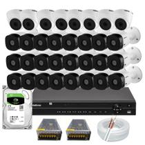Kit 32 Câmeras Intelbras Multi Hd 20 Metros Dvr Mhdx 32 Canais e Hd incluso 3tb Kit 32 Câmeras Intelbras Multi Hd 20 Metros Dvr Mhdx 32 Canais e Hd incluso 3tb