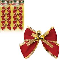 Kit 32 Laços De Bolinhas Natalino Pingentes Árvore Natal 6cm Kit 32 Laços De Bolinhas Natalino Pingentes Árvore Natal 6cm