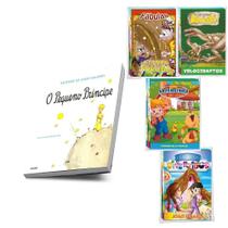 Kit 32 Livrinhos + O Pequeno Principe - Fábulas, Clássicos Divertidos E Fazendinha Do Seu Lobato + Dinossauros