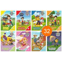 Kit 32 Livrinhos Patrulha Canina Lembrancinha de Aniversário Festa Escola Sacolinha