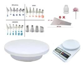 Kit 32 Pcs Bailarina Branca 30 Cm + Bico 1m + Balança 10 Kg