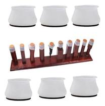 Kit 32 Pé Cadeira Mesa Silicone Feltro Moveis Em Geral