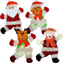 Kit 32 Pendente Árvore Natal Noel Rena Urso Boneco Neve 19cm Kit 32 Pendente Árvore Natal Noel Rena Urso Boneco Neve 19cm