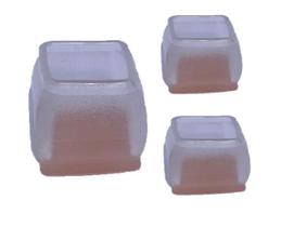 Kit 32 Pezinho Quadrado Feltro Moveis Cadeira Látex Kit 32 Pezinho Quadrado Feltro Moveis Cadeira Látex