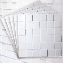KIT 32 PLACAS 3D - 50x50 cm PVC ***COM ADESIVO*** -