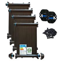 Kit 32 Placas Coletor Solar Aquecedor2m Selo Inmetro Piscina