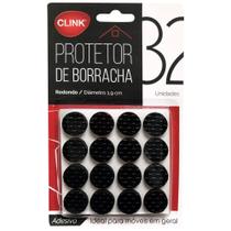 Kit 32 Protetor Adesivo De Móveis Pé De Sofá Cadeira e Mesa Emborrachado - CLINK Kit 32 Protetor Adesivo De Móveis Pé De Sofá Cadeira e Mesa Emborrachado - CLINK