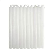 Kit 32 Velas Votiva Palito Branco 18cm Parafina Pura