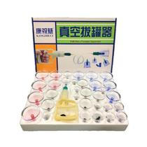 Kit 32 Ventosas Corporal Terapeuticas Ventosaterapia Copos Massoterapia Cupping Acupuntura Sucção