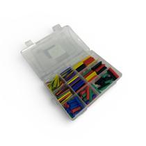 Kit 328 Pçs espaguete Isolante Termo Retrátil Cores c/ caixa