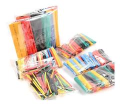 Kit 328 Tubo Macarrão Espaguete Termo Retratil Emenda Fios