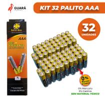 Kit 32x Pilhas Palito AAA RELINX SEGMA 1,5v Zinco e Carbono Envio Express