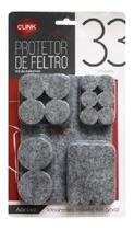 Kit 33 Adesivos De Feltro Protetor De Móveis Vários Formatos