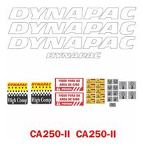 Kit 33 Adesivos Vinil UV Compatível Dynapac CA250-II Kit 33 Adesivos Vinil UV Compatível Dynapac CA250-II