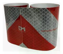 Kit 34 Faixa Refletiva Lateral + 1 Parachoque Dm Caminhão 3m