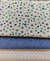 Kit 341 - 2 peças - cada peça mede 20 cm x 150 cm - tecido 100% algodão