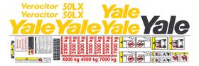 Kit 35 Adesivos Vinil Compatível Yale Veracitor 50LX Kit 35 Adesivos Vinil Compatível Yale Veracitor 50LX