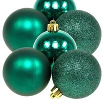Kit 35 Bolas de Natal Fosca Lisa Glitter Verde 6cm KX2369 - Rio Master Kit 35 Bolas de Natal Fosca Lisa Glitter Verde 6cm KX2369 - Rio Master
