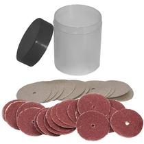 Kit 35 Discos De Lixa 20Mm Para Micro Mini Retíficas Dremax