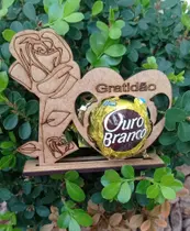 Kit 35 Lembrancinha Porta Bom Bom Gratidão