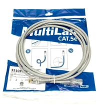 Kit 35 Patch Cord Furukawa Multilan Cinza Cat5E 2m 35103903