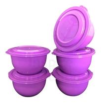 Kit 35 Pçs Pote Redondo 1L Plástico Cores Sortidas Kit 35 Pçs Pote Redondo 1L Plástico Cores Sortidas