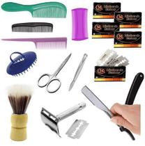 Kit 35 Peças Para Salao Cabelo Barbearia Barber Shop Barba - Shopdapesca