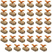 Kit 35 Registro De Esfera Soldável C/união 50mm - Tigre