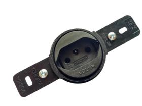 Kit 35 Tomadas De Embutir Giratória Voltim 2P+T 10A Preta Kit 35 Tomadas De Embutir Giratória Voltim 2P+T 10A Preta