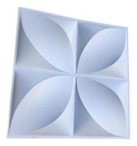 Kit 350 Placa Decorativa Pétala 3d Pvc 25x25cm